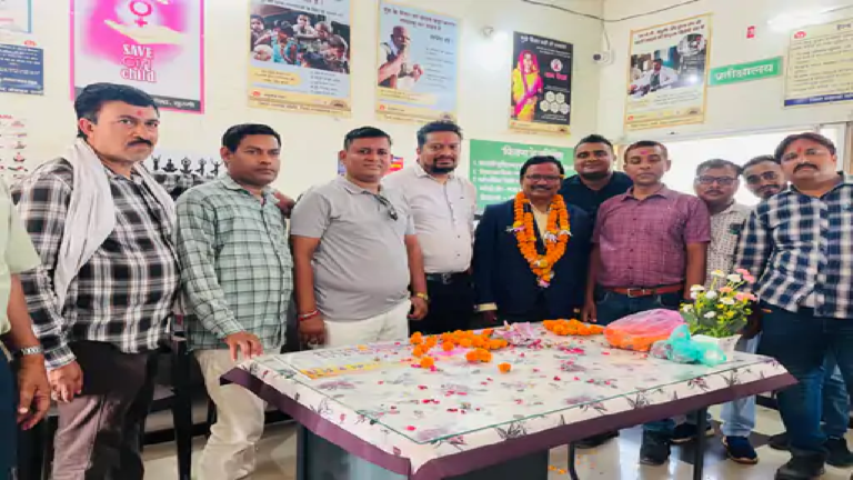 राजनांदगांव : 36 साल की सेवा के बाद मेघनाथ को दी विदाई …