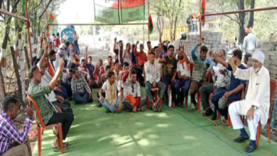 राजनांदगांव : विभिन्न मांगों को लेकर श्रमिकों ने किया धरना-प्रदर्शन और नारेबाजी …