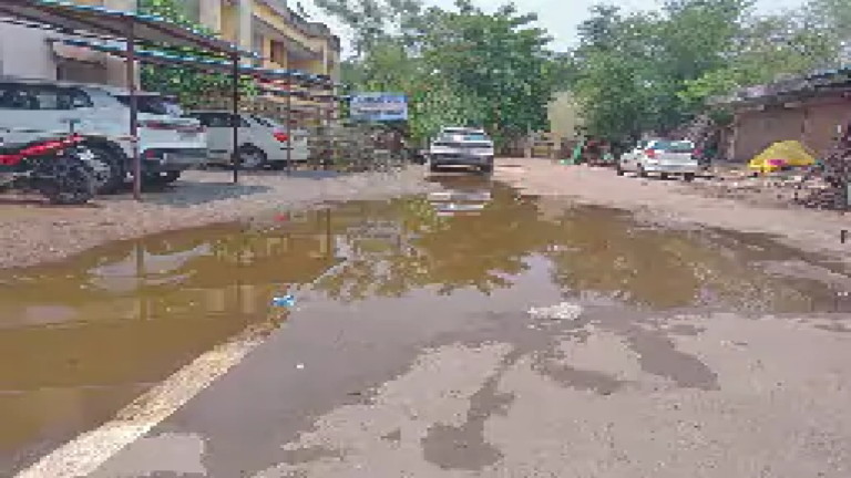 राजनांदगांव : पहली बारिश में ही डॉक्टरों की कॉलोनी में जलजमाव, परेशानी​…