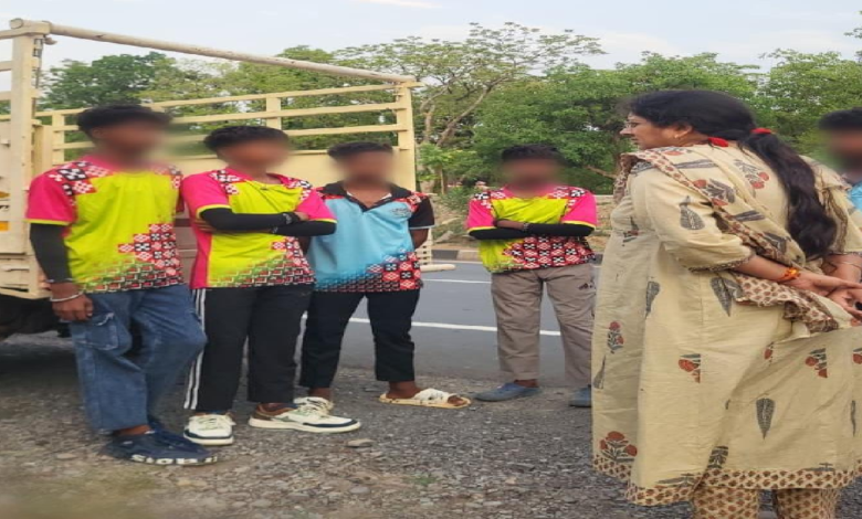 CG : बाल श्रम के लिए ले जा रहे 6 नाबालिग बच्चों को कराया मुक्त…