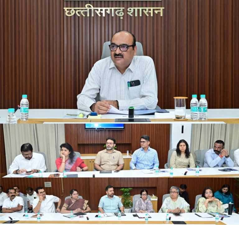 CG : मुख्य सचिव ने विभागीय योजनाओं की प्रगति की समीक्षा की