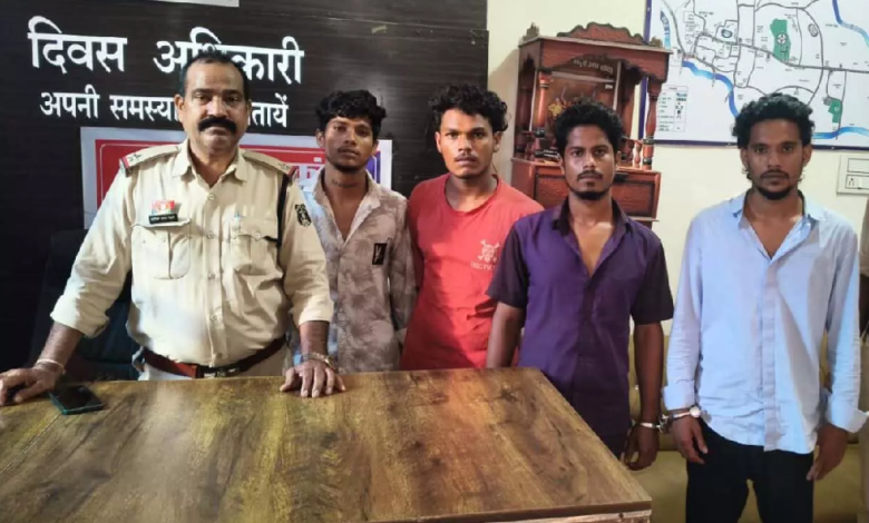 CG : बिलासपुर में घर में घुसकर तलवार से हमला, चार आरोपी गिरफ्तार …