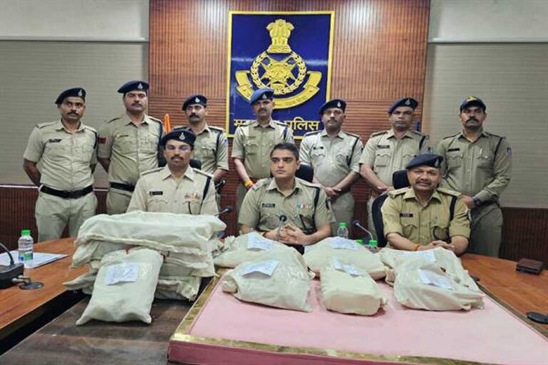 13 किलो 850 ग्राम एमडी ड्रग एवं 9 किलो 109 ग्राम केमिकल जप्त दो आरोपी गिरफ्तार