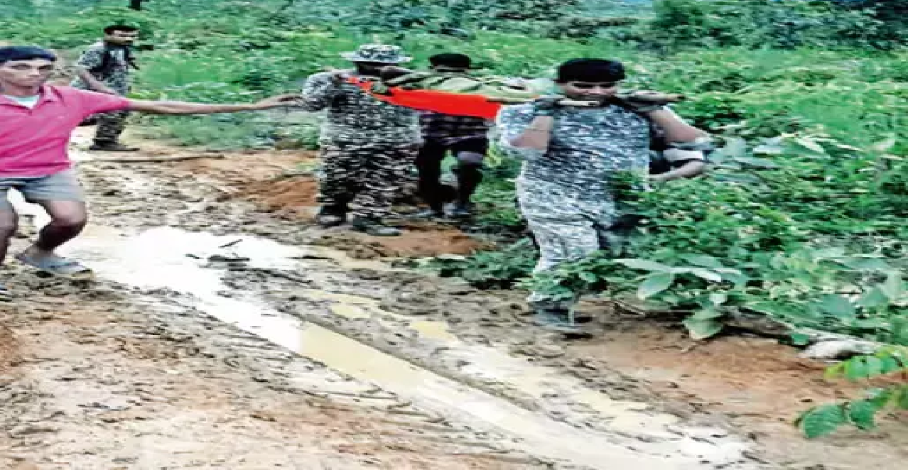 CG : ITBP जवानों ने गर्भवती महिला की जान बचाई…
