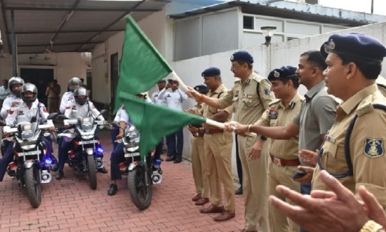CG : रायपुर ट्रैफिक पुलिस को मिली 10 नई हाई-स्पीड बाइक, जाम की सूचना मिलते ही पहुंचेगी QRT…