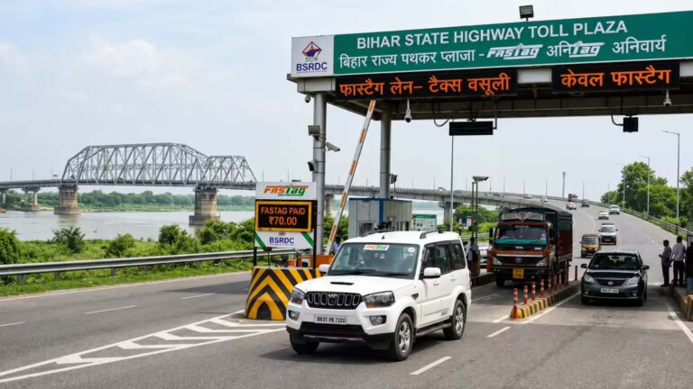 बिहार टोल टैक्स नीति 2026 लागू: फास्टैग से होगी वसूली, शुल्क नहीं देने पर तीन गुना जुर्माना