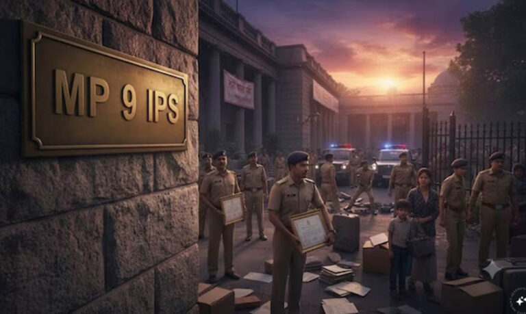 MP में बड़ा प्रशासनिक फेरबदल: 9 IPS अधिकारियों का तबादला, भोपाल, सागर और नर्मदापुरम में नए IG नियुक्त