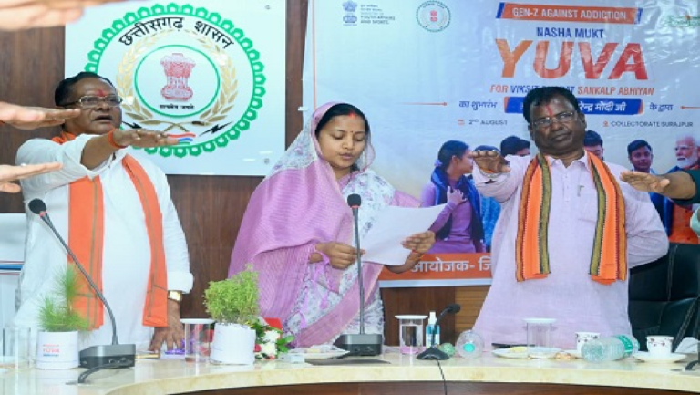 CG : महिला-बाल विकास मंत्री की उपस्थिति में ‘नशा मुक्त युवा विकसित भारत संकल्प अभियान’ का शुभारंभ…