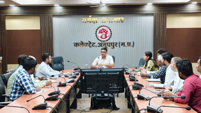 रेलवे ओवरब्रिज का कार्य गंभीरता एवं रुचि के साथ शीघ्र पूर्ण करें अधिकारी- कलेक्टर झा