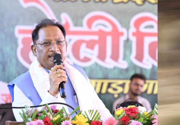 हरेली के पावन अवसर पर राजस्व मंत्री टंकराम वर्मा के नवीन शासकीय आवास के गृह प्रवेश कार्यक्रम में शामिल हुए मुख्यमंत्री विष्णुदेव साय