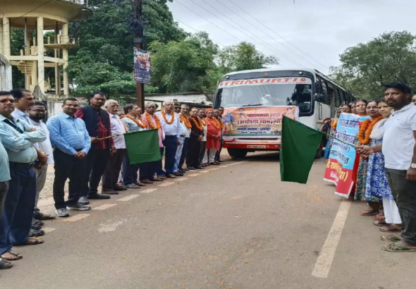 CG : जशपुर से 204 श्रद्धालु प्रभु रामलला दर्शन के लिए अयोध्या रवाना …