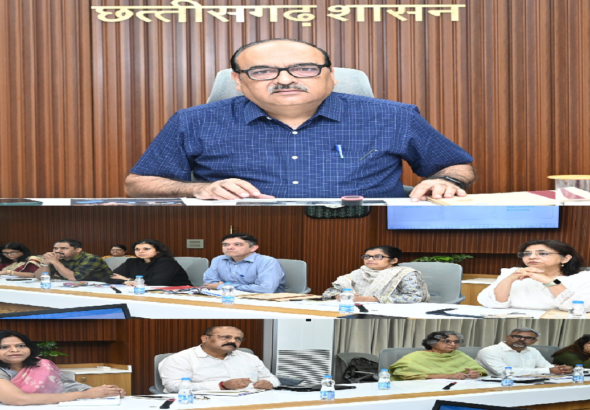 मुख्य सचिव ने बच्चों के लिए स्वास्थ्य कार्यक्रमों को लेकर यूनिसेफ और विभिन्न विभागों के अधिकारियों की संयुक्त बैठक ली ...