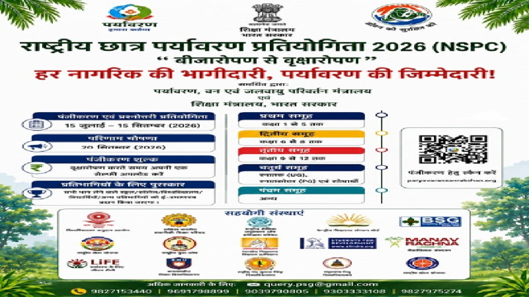 राजनांदगांव : राष्ट्रीय छात्र पर्यावरण प्रतियोगिता …
