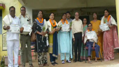 राजनांदगांव : बांधाबाजार में गुरुजन सम्मानित हुए…