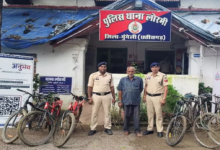 CG : साइकिल चोरी करने वाला आरोपी गिरफ्तार, 7 साइकिल बरामद…