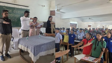 CG : सेवा संकल्प : विद्यार्थियों ने लिया स्वच्छता का संकल्प…