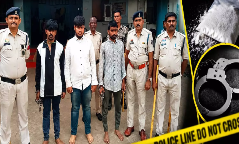 CG : हेरोइन नेटवर्क पर पुलिस का शिकंजा, 3 आरोपी गिरफ्तार