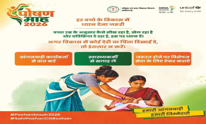 CG : सेवा की कहानी : हर बच्चे के विकास पर नजर, समय पर मिल रही सही सलाह और विशेषज्ञ सेवाएं ﻿