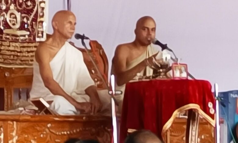 राजनांदगांव : हमारे लिए जिसने किया,हमने उसके लिए‎क्या किया, दिल से क्षमा मांगे-समयप्रभ जी …