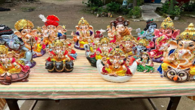 CG : रायपुर जेल में बंदियों की अनूठी पहल, मिट्टी और बीजों से तैयार की गणेश प्रतिमाएं …
