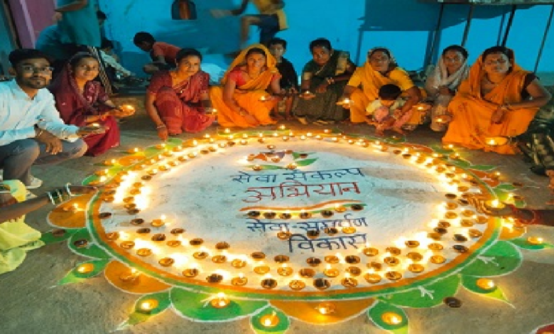 राजनांदगांव : आशीर्वाद के दीयों से जगमग हुआ राजनांदगांव जिला…