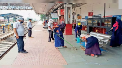 CG : RPF राइजिंग डे की तैयारी तेज, 4 करोड़ से संवारा जा रहा रेलवे स्टेशन …