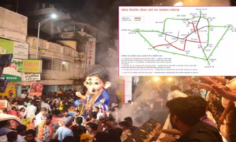 CG : रायपुर में आज निकलेगी गणेश झांकी, जानें रूट मैप और पार्किंग व्यवस्था …