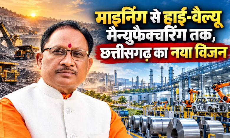CG : माइनिंग से हाई-वैल्यू मैन्युफैक्चरिंग तक, छत्तीसगढ़ का नया विजन …