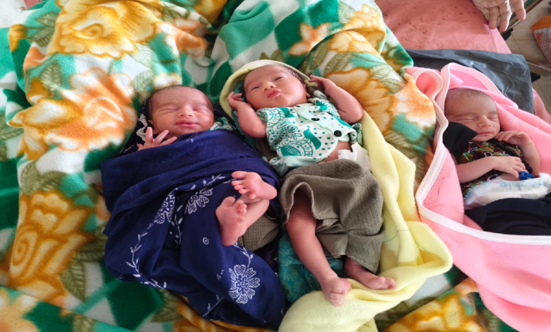 राजनांदगांव : मेडिकल कॉलेज में महिला ने एक साथ तीन बच्चों को दिया जन्म, जच्चा-बच्चा सभी स्वस्थ...