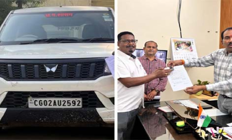 CG : सीएचसी सरायपाली को मिला शासकीय वाहन, स्वास्थ्य सेवाओं को मिलेगी मजबूती…