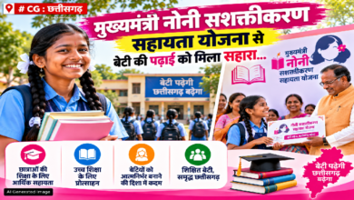 CG : मुख्यमंत्री नोनी सशक्तीकरण सहायता योजना से बेटी की पढ़ाई को मिला सहारा…