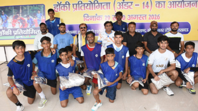 राजनांदगांव : मिनी स्टेडियम में राष्ट्रीय प्रतियोगिता के लिए 13 खिलाड़ियों का चयन...