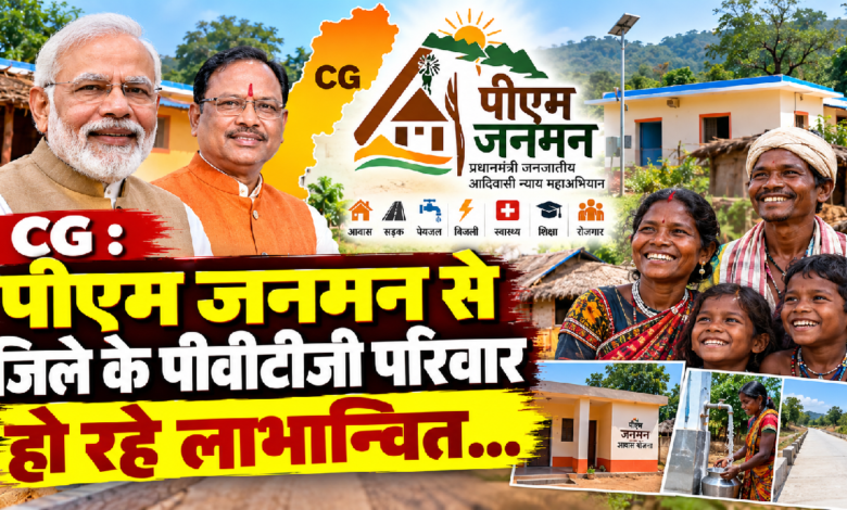 CG : पीएम जनमन से जिले के पीवीटीजी परिवार हो रहे लाभान्वित…