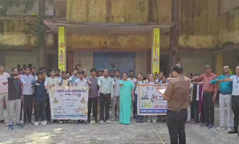 CG : सेवा संकल्प अभियान के तहत शासकीय अग्रसेन महाविद्यालय में दिलाई गई स्वच्छता शपथ…