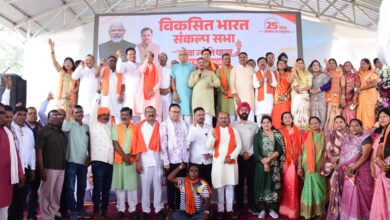 राजनांदगांव : विकसित भारत के संकल्प और सेवा भाव के संदेश के साथ निकली सेवा ज्योति कलश यात्रा
