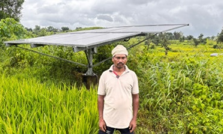 CG : सौर सुजला से खेत में आई रोशनी …