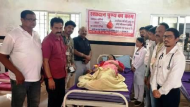 CG : रक्तदान कर मौसमी साहा ने दिया मानवता और जनसेवा का संदेश …