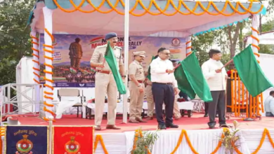 CG : रायपुर से निकली राष्ट्रीय बाइक रैली, DGP अरुण देव गौतम ने दिखाई हरी झंडी …