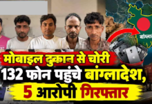CG : मोबाइल दुकान से चोरी 132 फोन पहुंचे बांग्लादेश, 5 आरोपी गिरफ्तार …