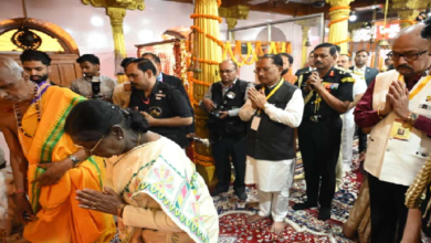 CG : जगदलपुर में राष्ट्रपति मुर्मू ने की माँ दंतेश्वरी की पूजा-अर्चना …