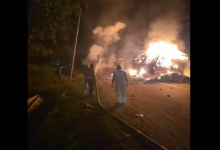 CG : NH-53 पर दो ट्रकों में लगी भीषण आग, चालक ने कूदकर बचाई जान, मचा हड़कंप…