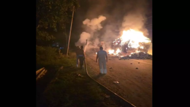 CG : NH-53 पर दो ट्रकों में लगी भीषण आग, चालक ने कूदकर बचाई जान, मचा हड़कंप…