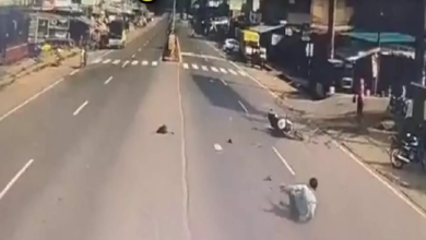 CG : तेज रफ्तार बाइक सीधे ट्रक से जा भिड़ी, CCTV में कैद हुआ दिल दहला देने वाला हादसा…